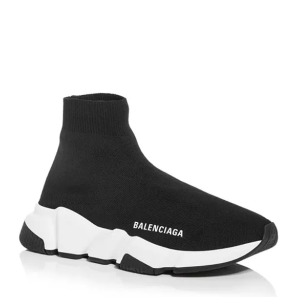 Balenciaga Speed Knit High Top Sneakers - Picture 1 of 8